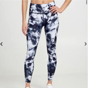 Soul by Soulcycle Tie Dye Leggings Women's Black and White